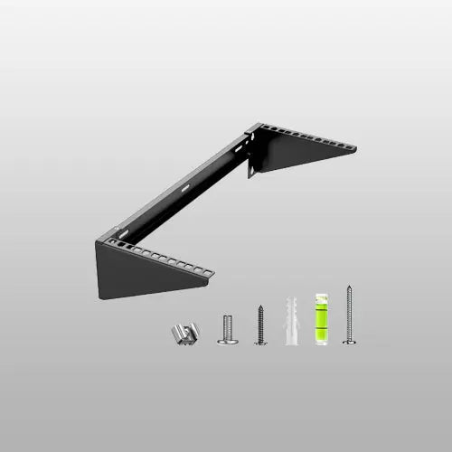 1U Vertical Wall-Mount Rack - 19" Steel Wall & Under-Desk Bracket for Server, Network Switch, or Patch Panel, Supports up to 121lbs PUTORSEN