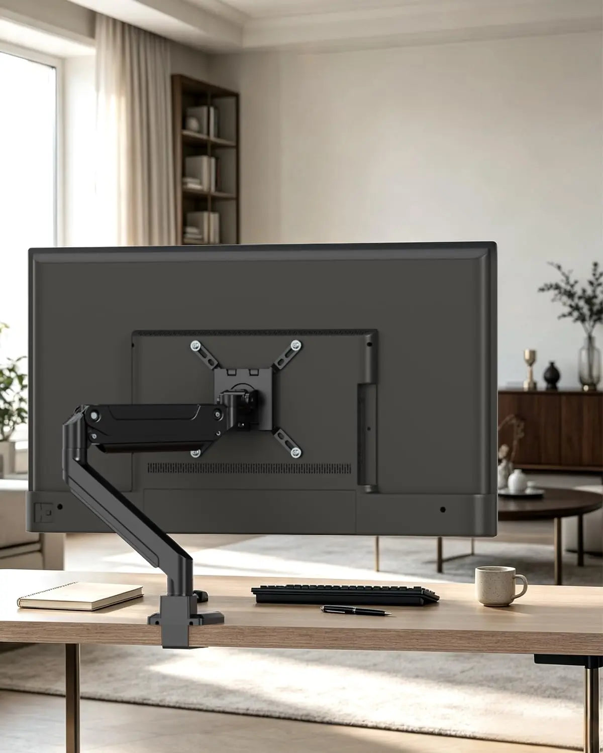 200x200 VESA Adapter Mount Bracket, Fits 23-42" Monitors & TVs, 66 lbs Load Capacity, Converts VESA 75x75/100x100mm to 200x200/100x200/200x100mm, Solid Steel, Hardware Included, Black PUTORSEN