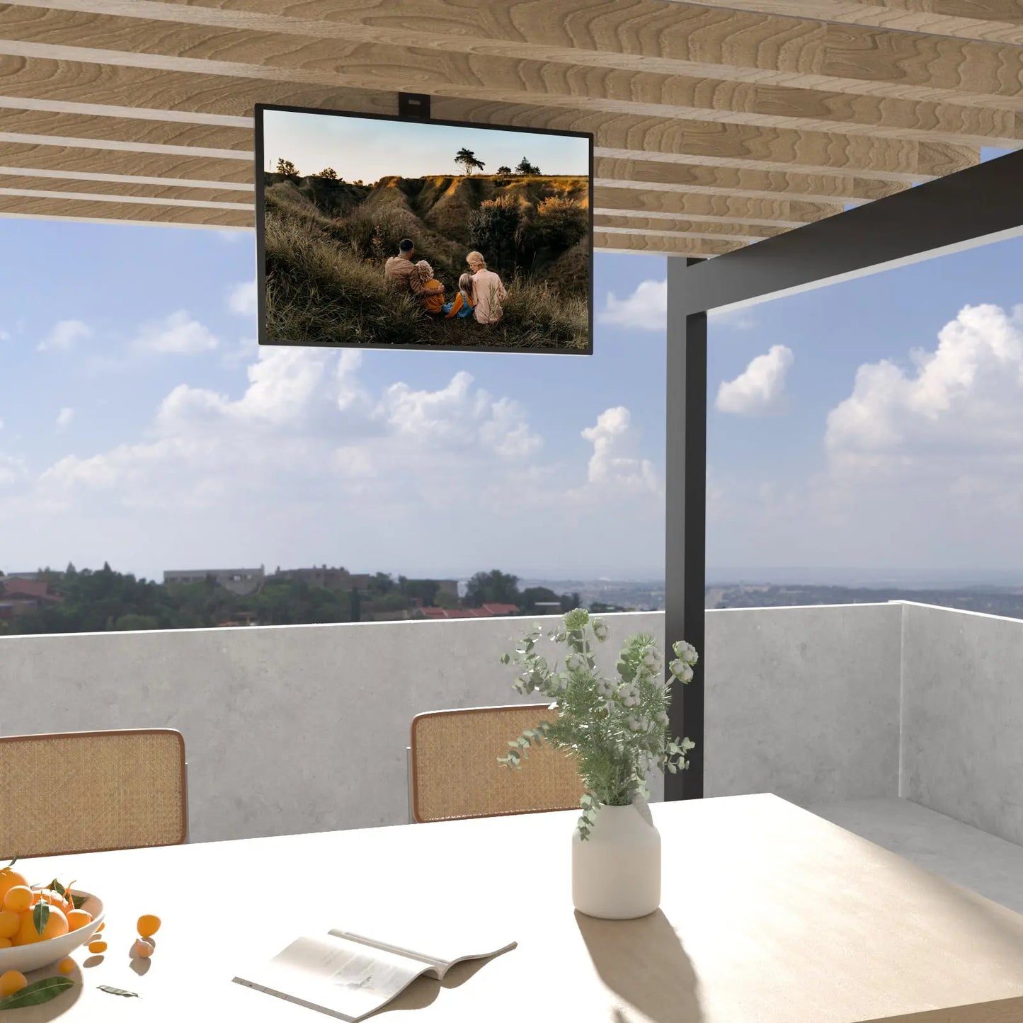 PUTORSEN 13-35" Office Cubicle monitor mount, height-adjustable VESA mount PUTORSEN