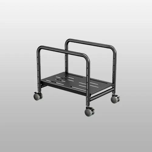 PUTORSEN Computer Tower Stand Under Desk - Height Adjustable PC Stand for Most Mid-Tower, Black PUTORSEN