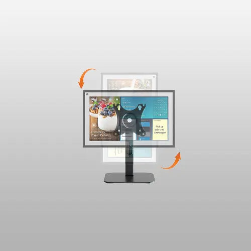 PUTORSEN Echo Show 15 Stand Swivel and Tilt, 360 Degree Screen Rotation,Adjustable Echo Show 15,Holds up to 5.5lbs,Black PUTORSEN