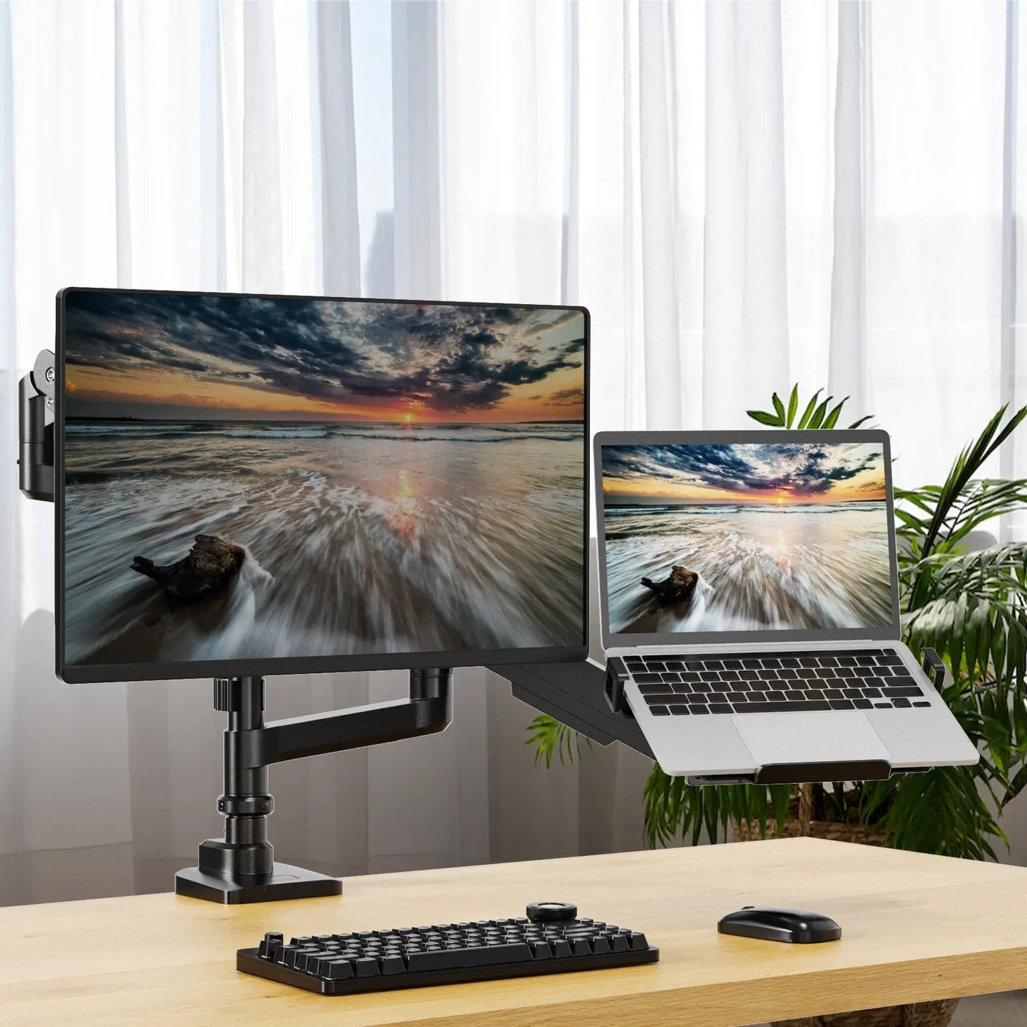PUTORSEN Laptop VESA Mount Tray Holder for Monitor Arms and Stands PUTORSEN