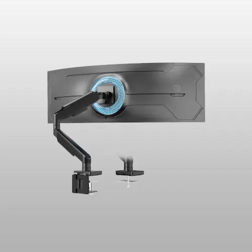 PUTORSEN Ultrawide 17-45 Single Monitor Arm Desk Mount, Fully Adjustable Monitor Mount for Most Flat and Curved Screens, Two Mounting Options, Max Load 16kg, VESA 75 x 75/100 PUTORSEN Ultrawide 17-45 Single Monitor Arm Desk Mount, Fully Adjustable Monitor Mount for Most Flat and Curved Screens, Two Mounting Options, Max Load 16kg, VESA 75 x 75/100