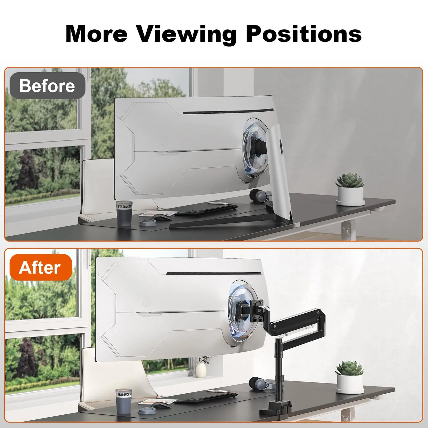 PUTORSEN VESA Adapter Plate Bracket Compatible with Samsung Odyssey G9, Neo G9, CRG9, CHG9 and CHG90 Monitors PUTORSEN