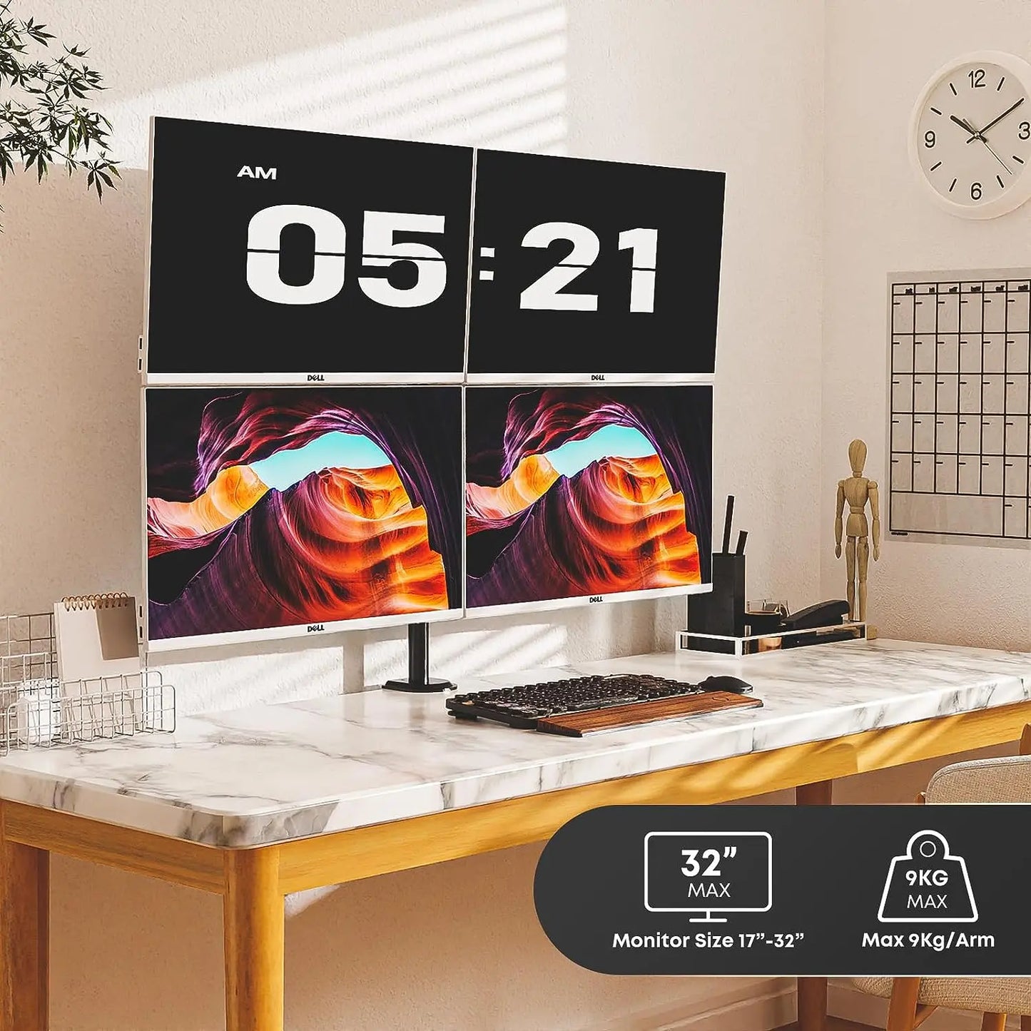 PUTORSEN bracket arm for 17 to 32 inch screens PUTORSEN