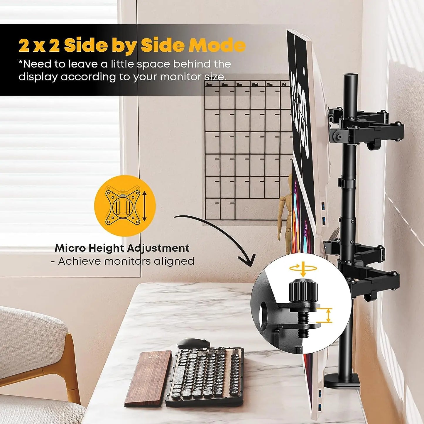 PUTORSEN bracket arm for 17 to 32 inch screens PUTORSEN