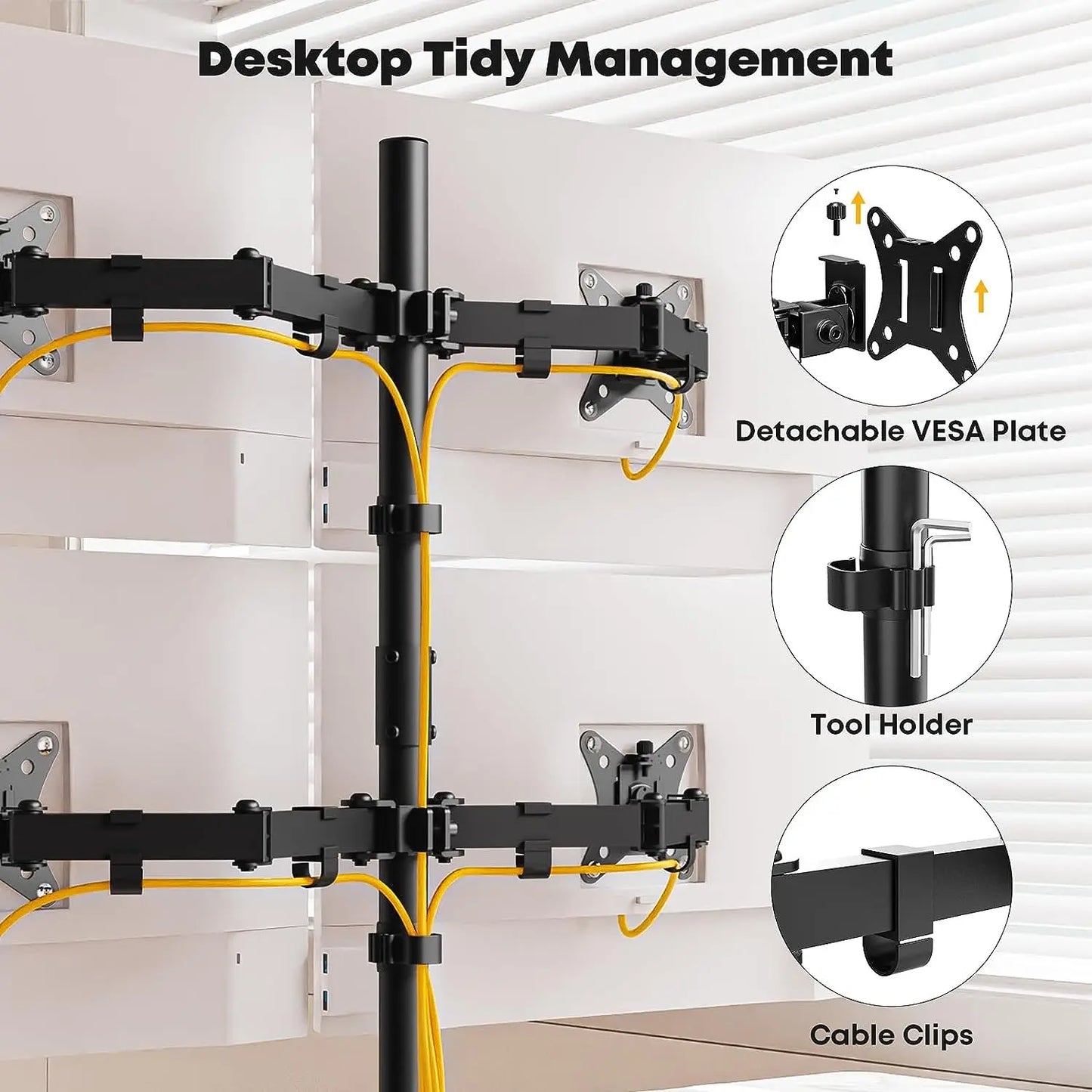 PUTORSEN bracket arm for 17 to 32 inch screens PUTORSEN