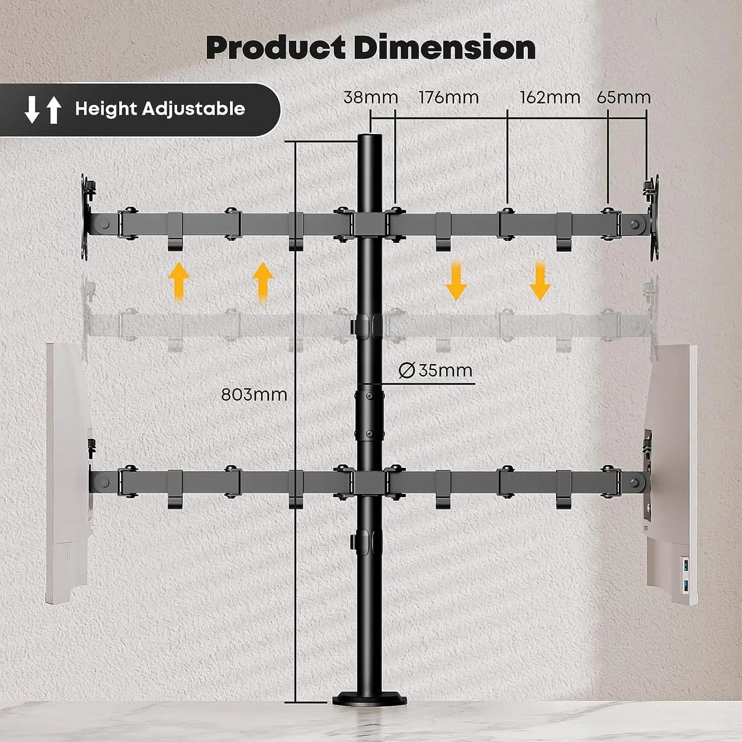 PUTORSEN bracket arm for 17 to 32 inch screens PUTORSEN