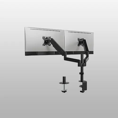 PUTORSEN Pole Mounted Dual Monitor Mount for Most 17-32 Inch Screens
