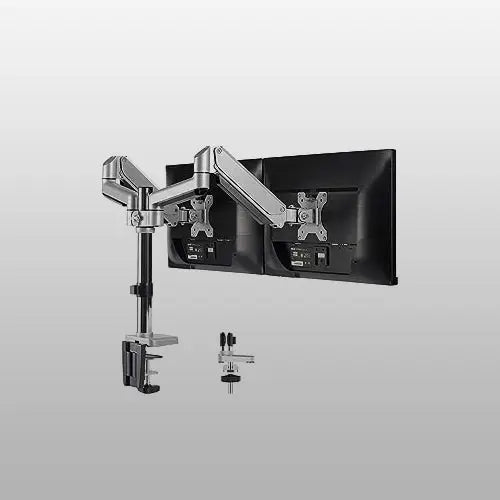 Premium Pole Mounted Dual Monitor Mount for Most 17-32 Inch Screens PUTORSEN