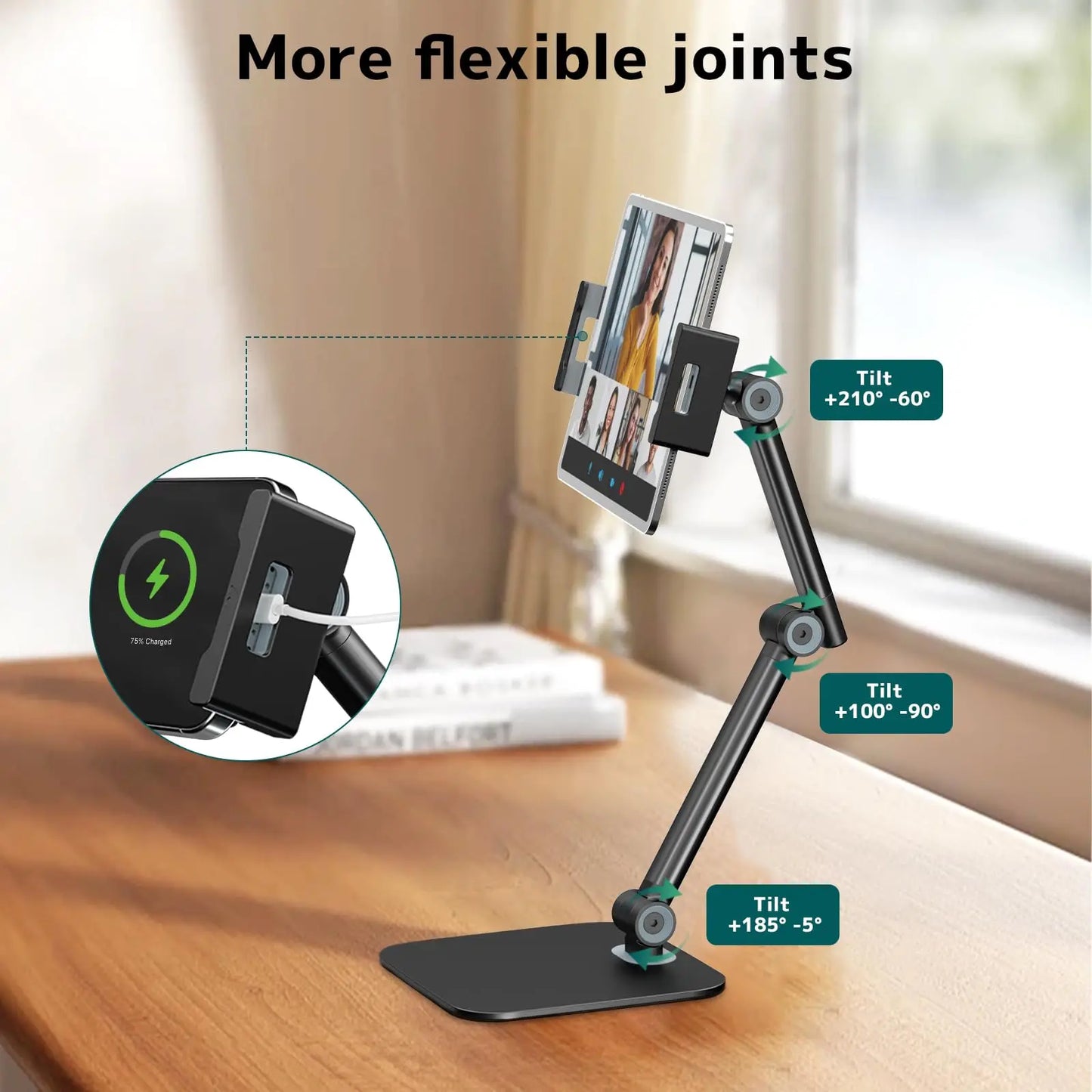 Tablet Stand for Desk, Phone Tabletop Desktop Stand Holde PUTORSEN