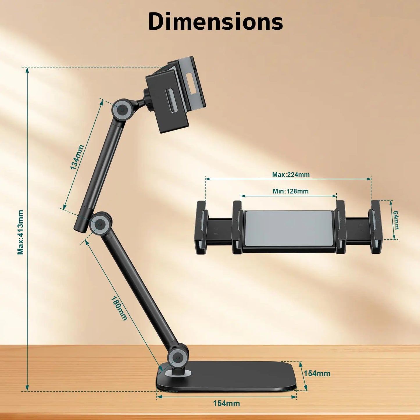 Tablet Stand for Desk, Phone Tabletop Desktop Stand Holde PUTORSEN
