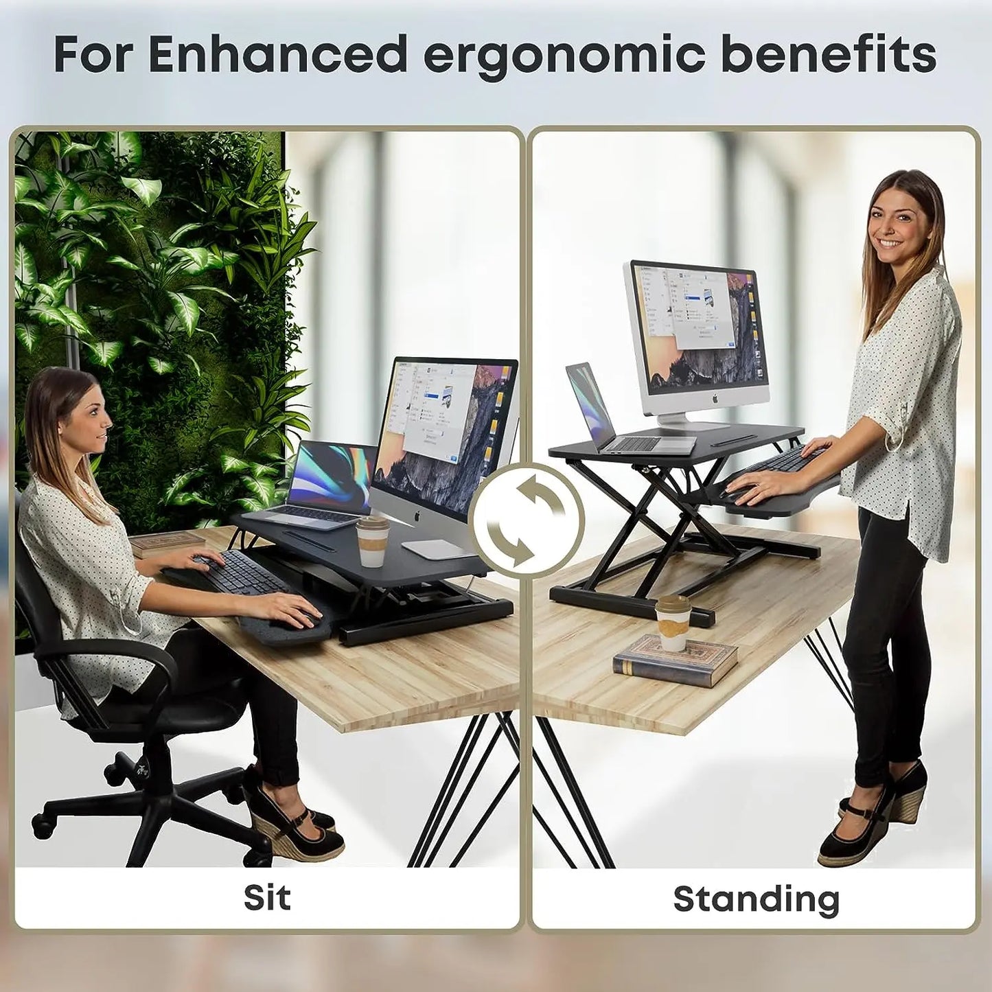 32 Inch Standing Desk Converter PUTORSEN