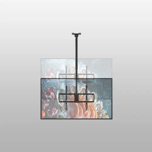 50-100'' Swivel TV Ceiling Mount, up to 176lbs, 45.3-66.9'' Adjustable Height Hanging TV Mount, Max VESA 800x600 mm PUTORSEN