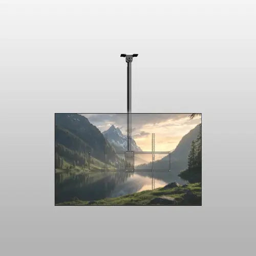Heavy-Duty Ceiling TV Mount for 50"–100" Televisions, Supports Up to 176 lbs, Fully Adjustable, Premium Metal Construction, Max VESA 800x600mm, Black PUTORSEN