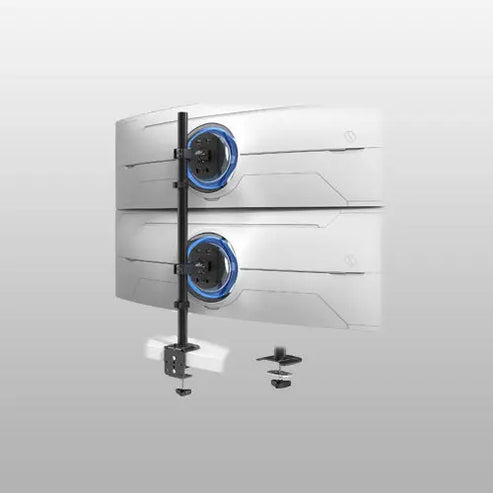 Heavy Duty Dual Monitor-Arm for 17-49'' - Double Vertically Stacked Mo ...