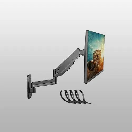 Monitor Arm Wall Mount for Most 17 to 27 Inch Monitors and Small TV PUTORSEN