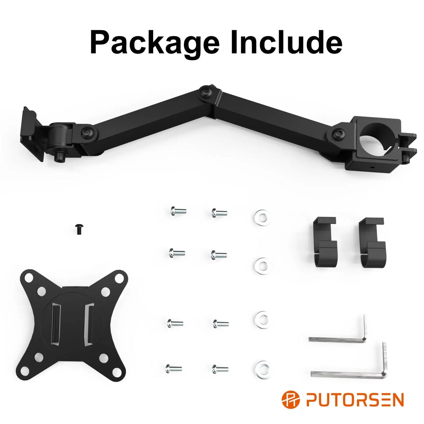 PUTORSEN 17-32 inch Single Monitor Arm PUTORSEN