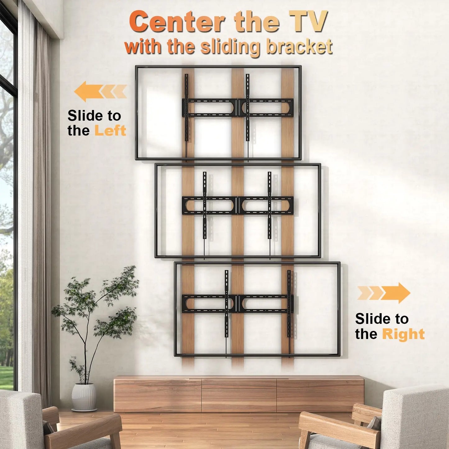 PUTORSEN 37-140'' Heavy Duty TV Wall Mount, up to 275lbs, Low Profile Fixed TV Wall Mount, with Quick Lock and Release, Max VESA 1200 x 800mm PUTORSEN