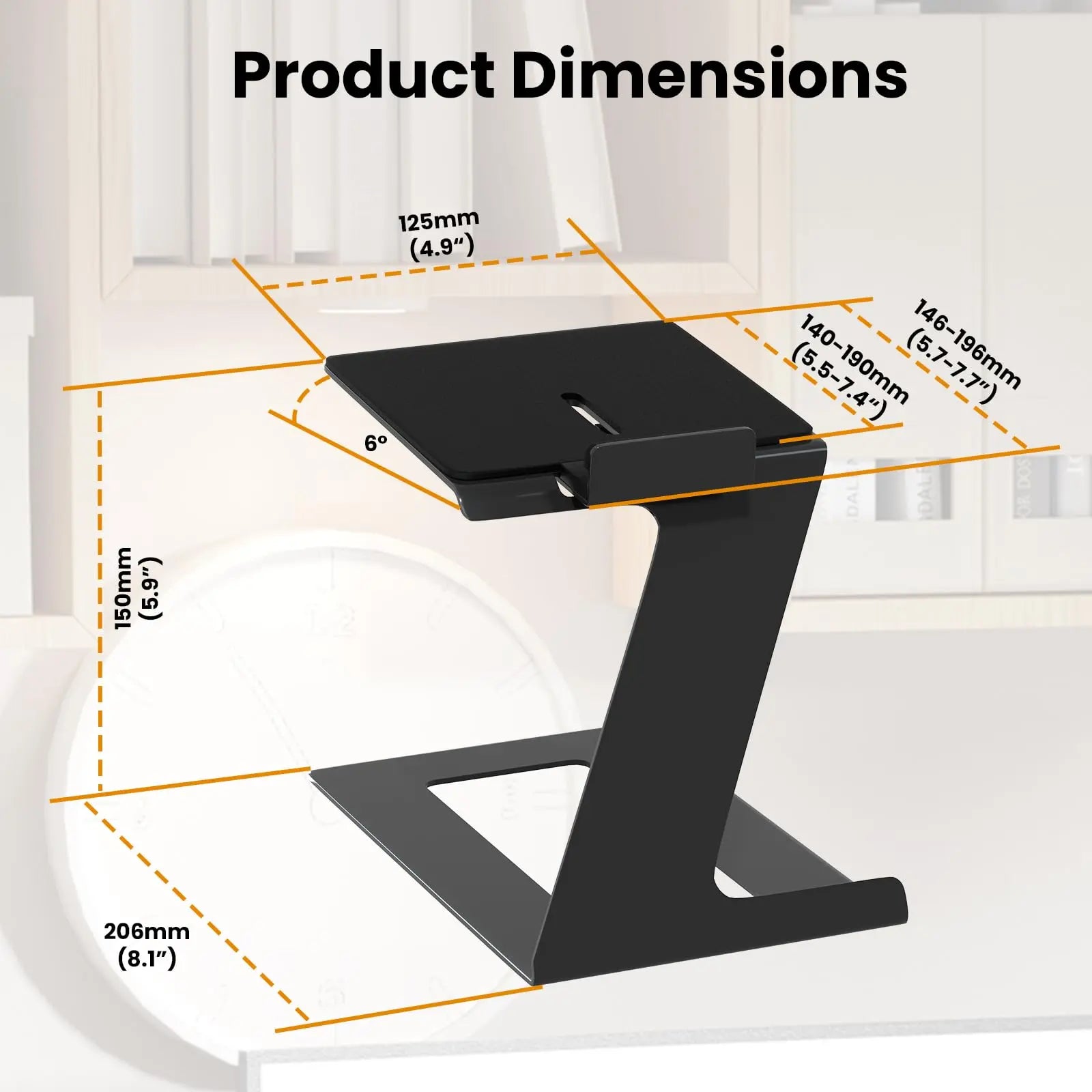 Metalen Speaker Stand Paar Trillingsbestendige Monitor Stand Verdikte Boekenplank Speaker Stands voor Bureau Ruimtebesparende C-vormige Desktop Stands voor Bureauluidsprekers Metalen Speaker Stand Paar Trillingsbestendige Monitor Stand Verdikte Boekenplank Speaker Stands voor Bureau Ruimtebesparende C-vormige Desktop Stands voor Bureauluidsprekers