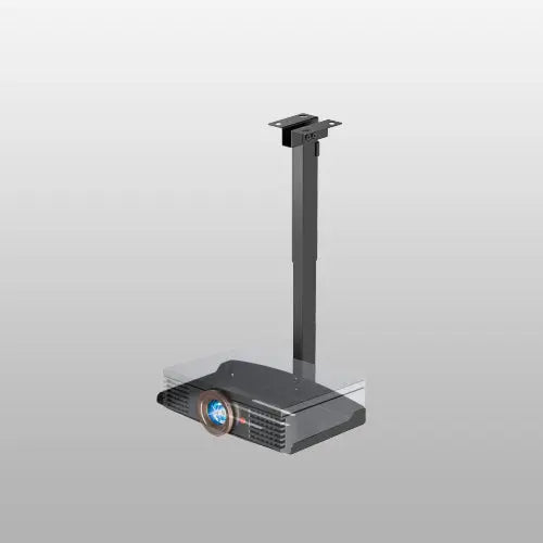 PUTORSEN Adjustable Projector Ceiling Mount,Universal Projector Shelf for Ceiling and Wall, Holds up to 22lbs，No Hole Installation, Hidden Cable Routing, Black PUTORSEN