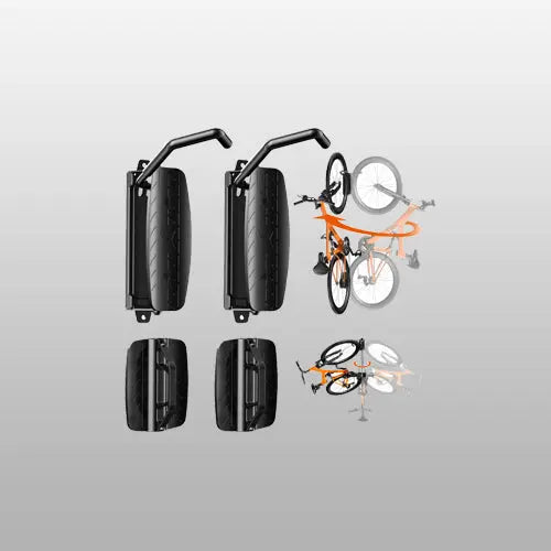 PUTORSEN Bike Rack for Garage, Fits Tires up to 3.5" in wide, Holds up to 77 Lbs PUTORSEN