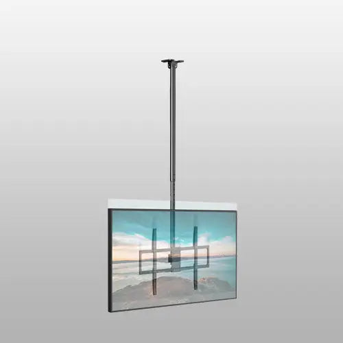 PUTORSEN Ceiling TV Mount – Adjustable Hanging Ceiling TV Bracket Fits Max 100 inch LCD LED OLED 4K TVs,Pole Ceiling Mount Supports up to 176lbs PUTORSEN