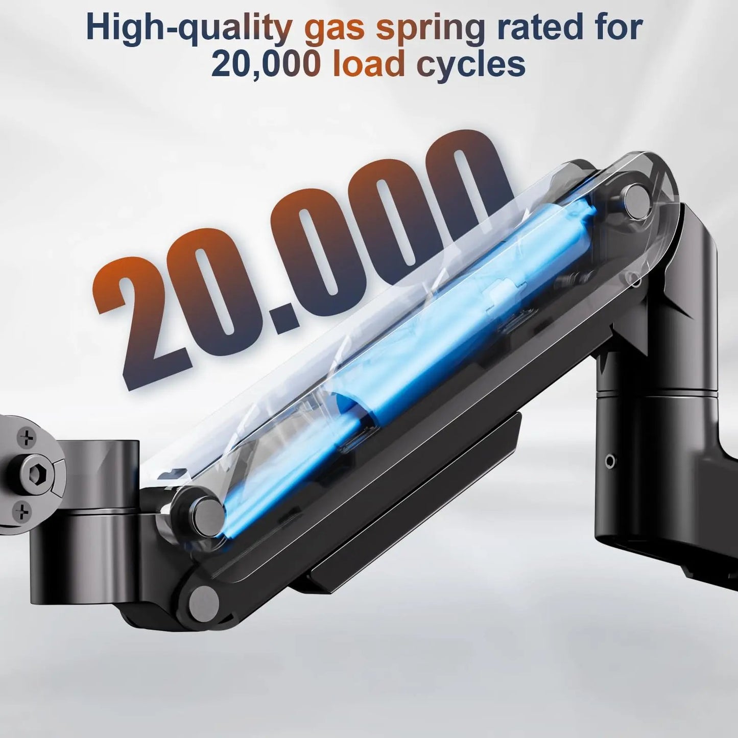 PUTORSEN Dual Arm Heavy-Duty Wall Monitor Mount for 17-49" Screens,Holds 2 Ultrawides Up to 44 lbs per Arm,VESA 75/100 Compatible PUTORSEN