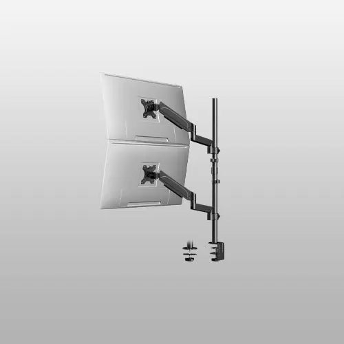 PUTORSEN Dual Monitor Vertical Stacking Desktop Stand, Ultra-High Stan