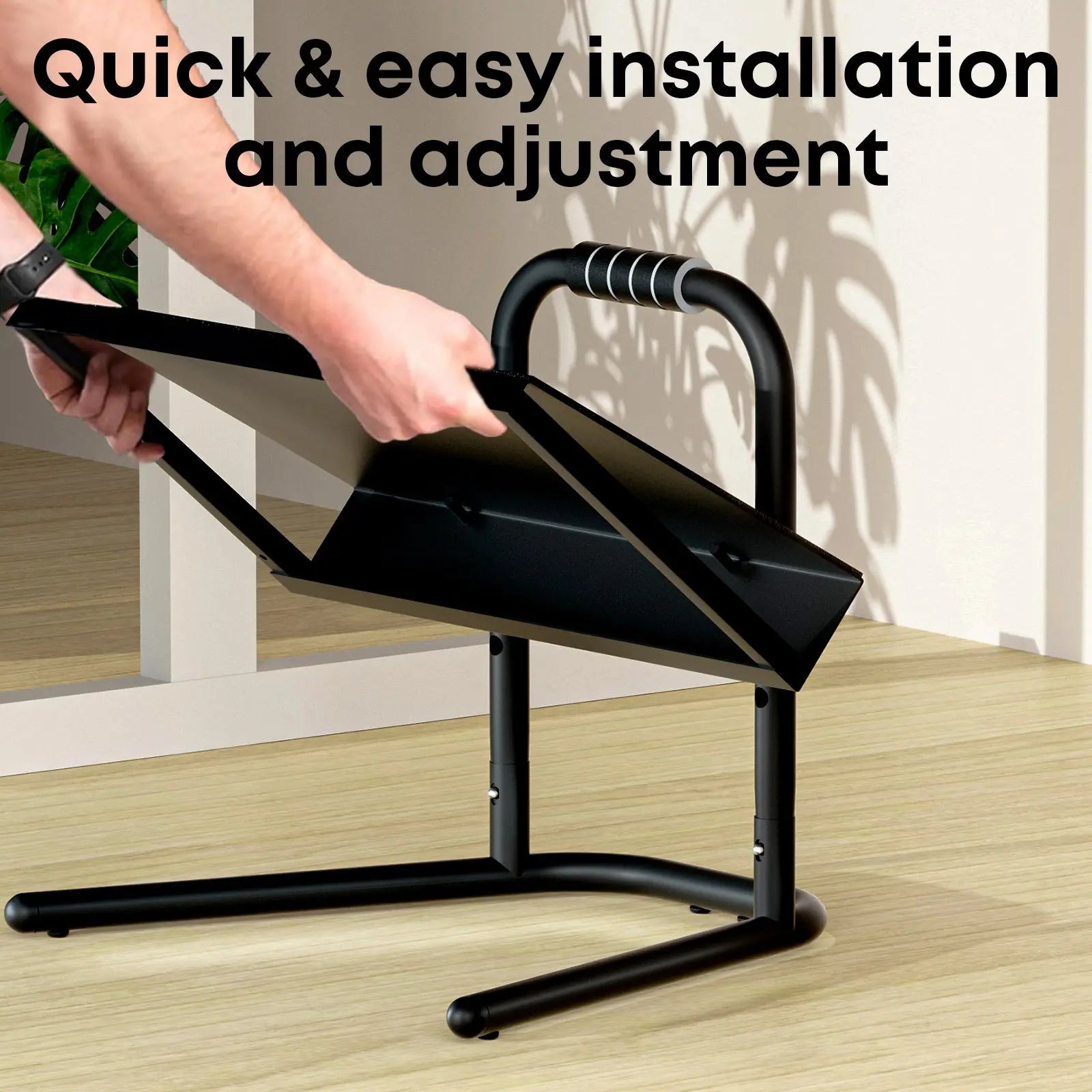 PUTORSEN Height Adjustable Standing Foot Rest with Soft Grip Handle PUTORSEN