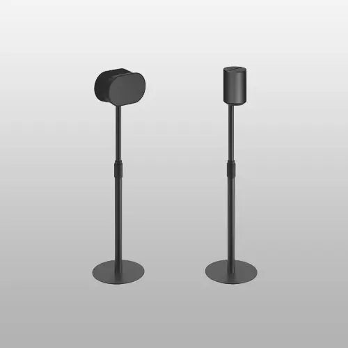 PUTORSEN Lautsprecherständer für SONOS Era 100 und 300 –Höhenverstellbar (68,2-106,8 cm) mit integriertes Kabelmanagement,Stabile Metallkonstruktion (5 kg Traglast),1 Paar (2 Stück) PUTORSEN