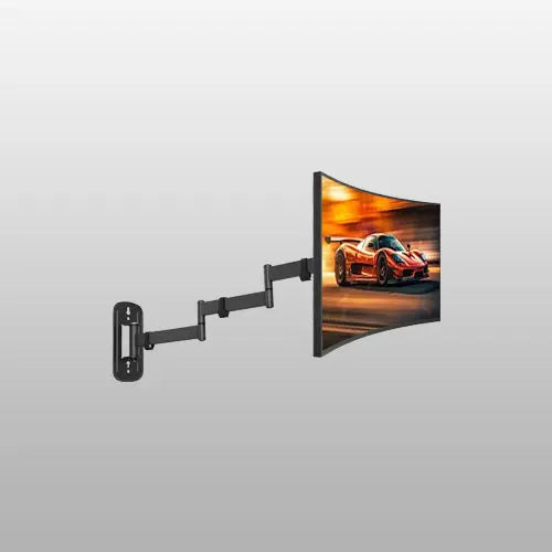 PUTORSEN Long Arm Monitor Wall Mount up to 32 Inch, Full Motion VESA Wall Bracket, 75/100mm, Max Loads 19.8lbs PUTORSEN