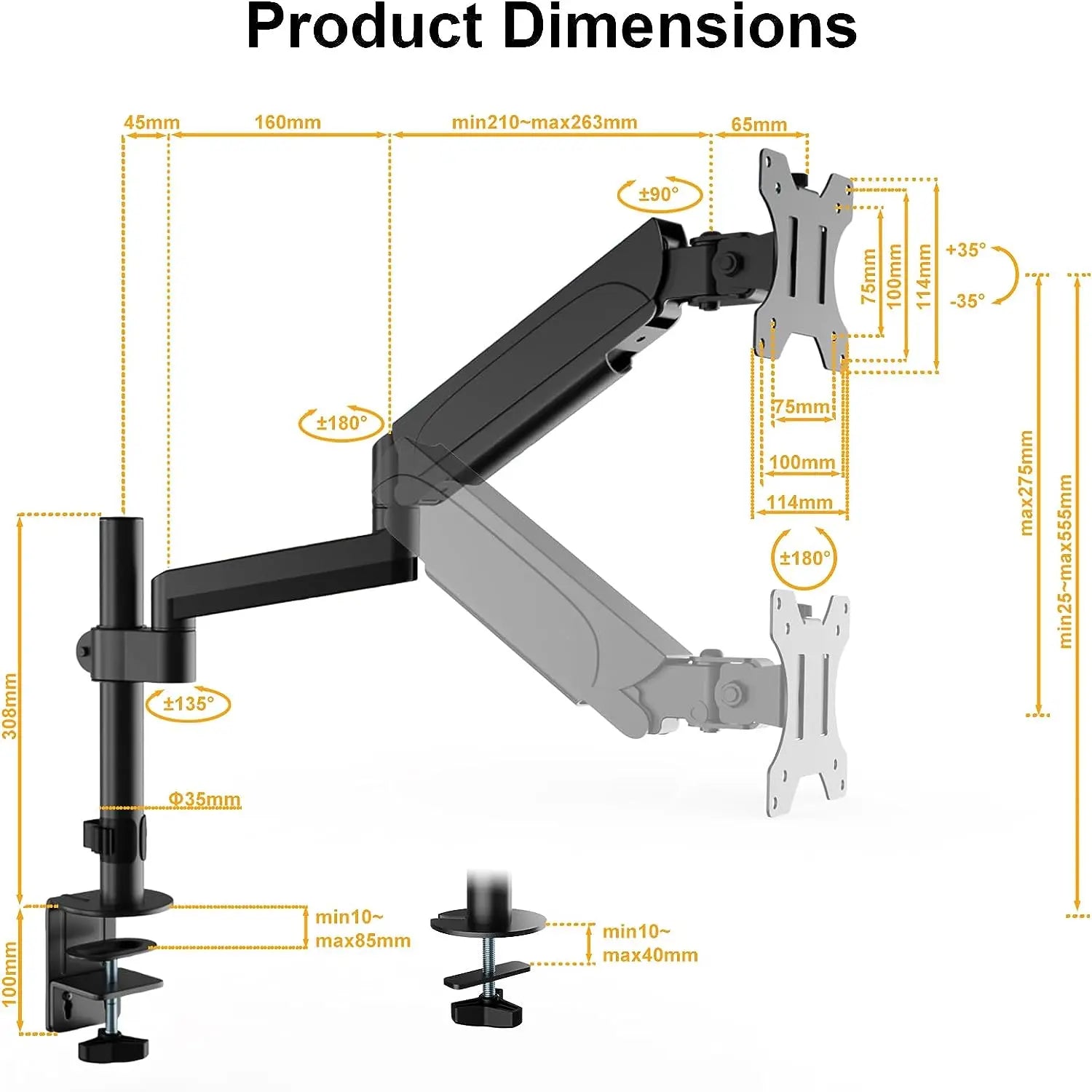 PUTORSEN Monitor Arm PUTORSEN