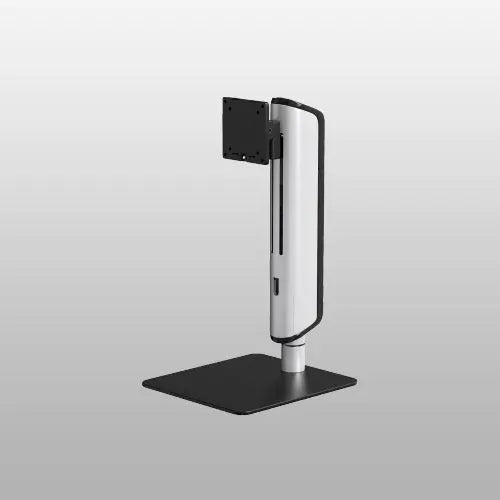 PUTORSEN Monitor Halterung für 17-49 Zoll Bildschirm bis zu 18 kg, Monitorständer mit Freistehender Sockel, Stufenlose Höhenverstellung Schwenkbar Neigbar, VESA 75/100mm PUTORSEN