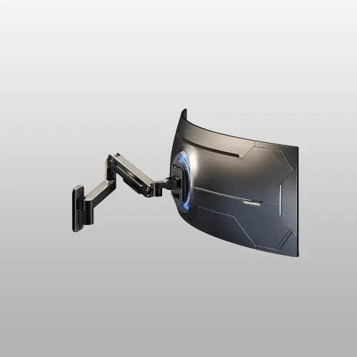 PUTORSEN Monitor Wall Mount Arm - Heavy Duty for Ultrawide Computer up to 49 inches and 44 lbs with Gas Spring PUTORSEN