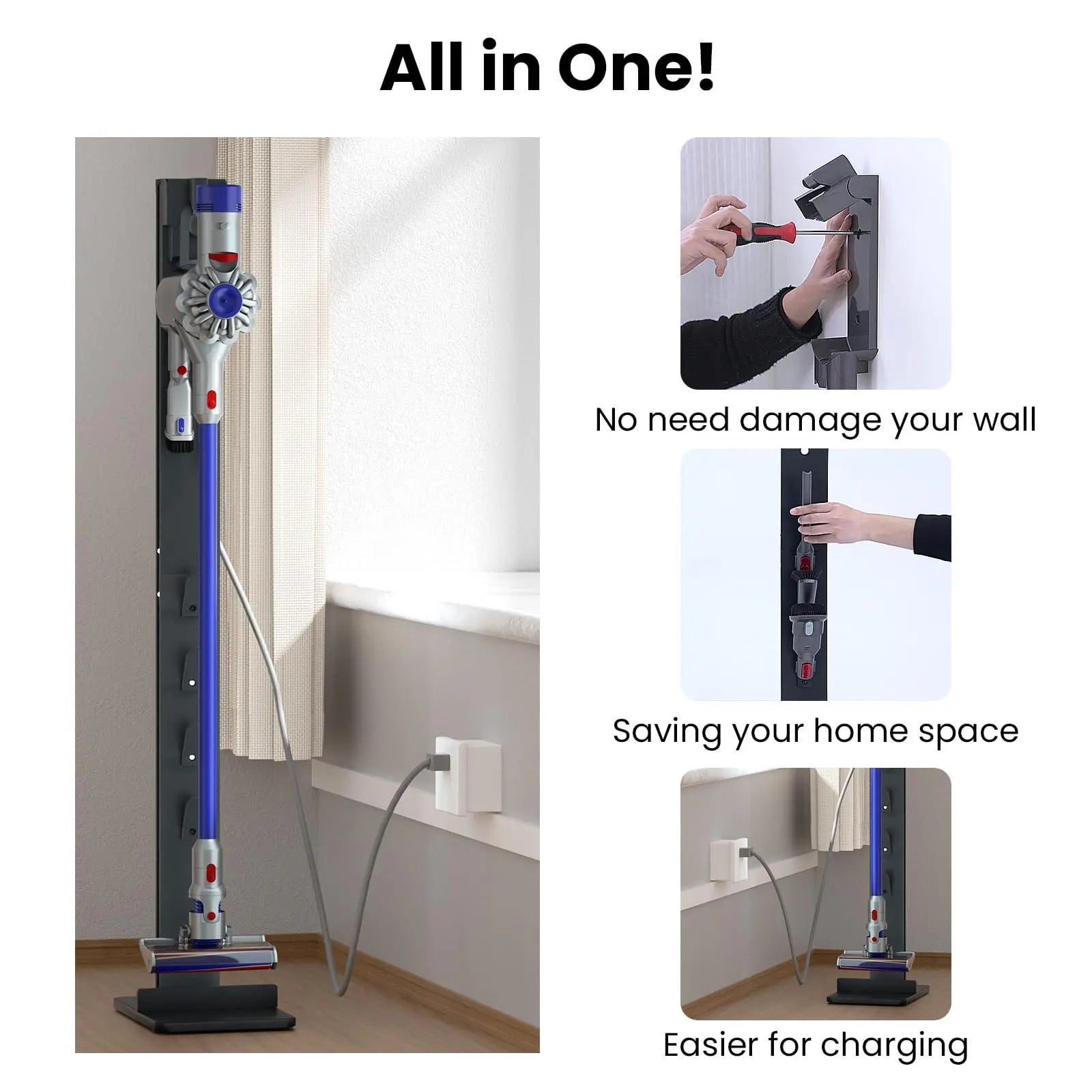 PUTORSEN Premium Aluminum Vacuum Stand Storage Dock Dockings Station PUTORSEN