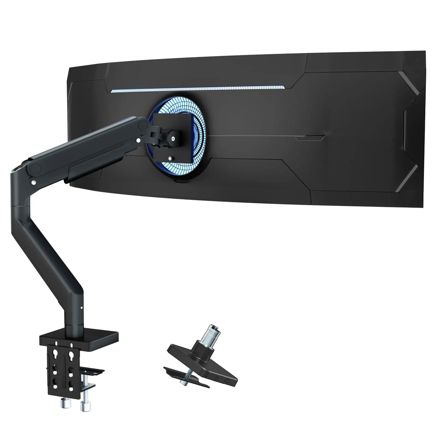 PUTORSEN Premium Ultrawide Single Monitor Arm, for Most 17-49 inch Screens Holds up to 44lbs PUTORSEN