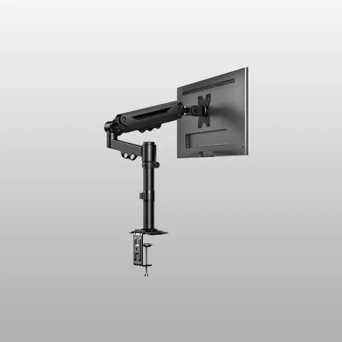 PUTORSEN Single Monitor Arm - PUTORSEN Monitor Arm for 13 to 40 inch Screens - Up to 26.4 lbs, Maximize Desk Space Pole Stand, VESA 75/100mm PUTORSEN
