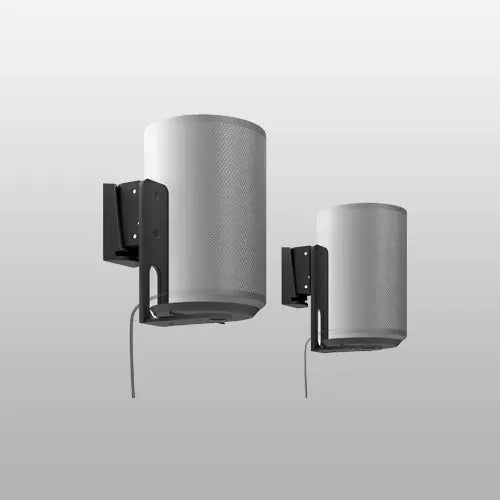 Supporto Da Parete PUTORSEN Per Sonos Era 100 – 2 Pezzi, Girevole, Inclinabile, Gestione Cavi, Fino A 3 Kg (nero)