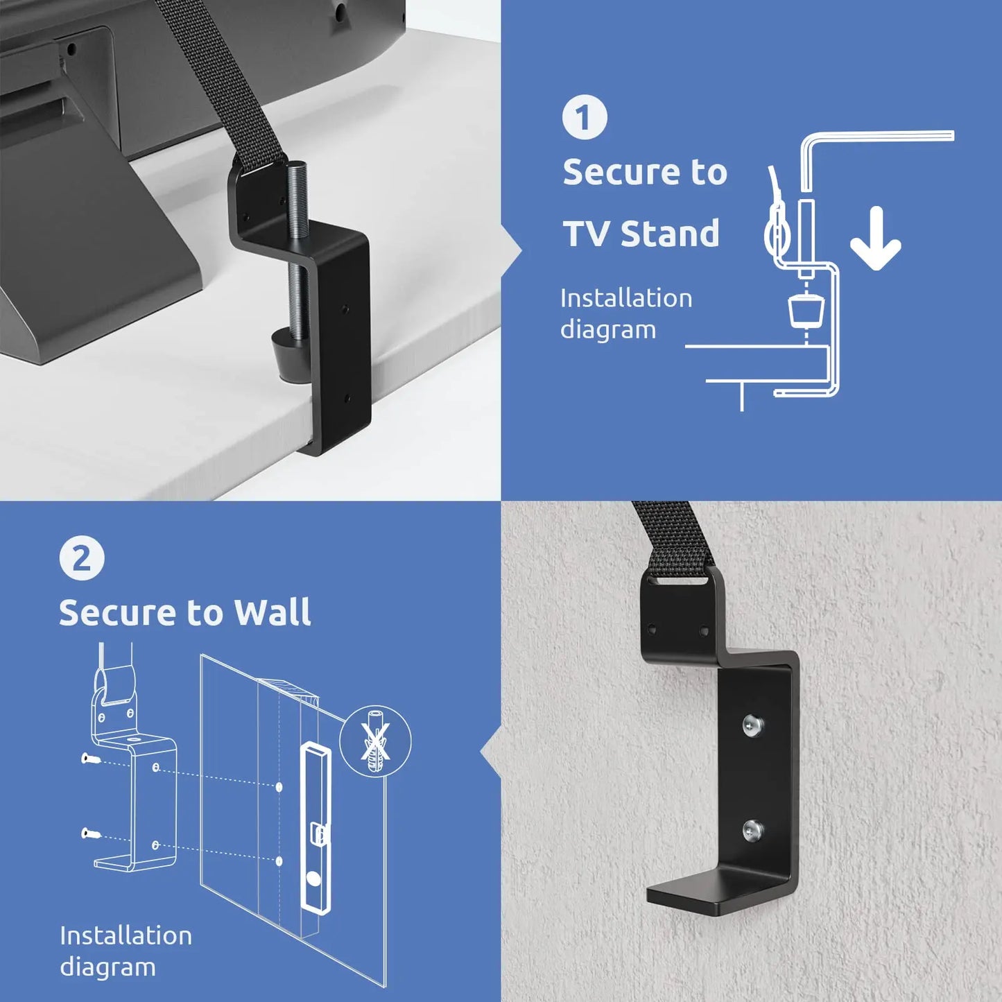 PUTORSEN TV Safety Strap