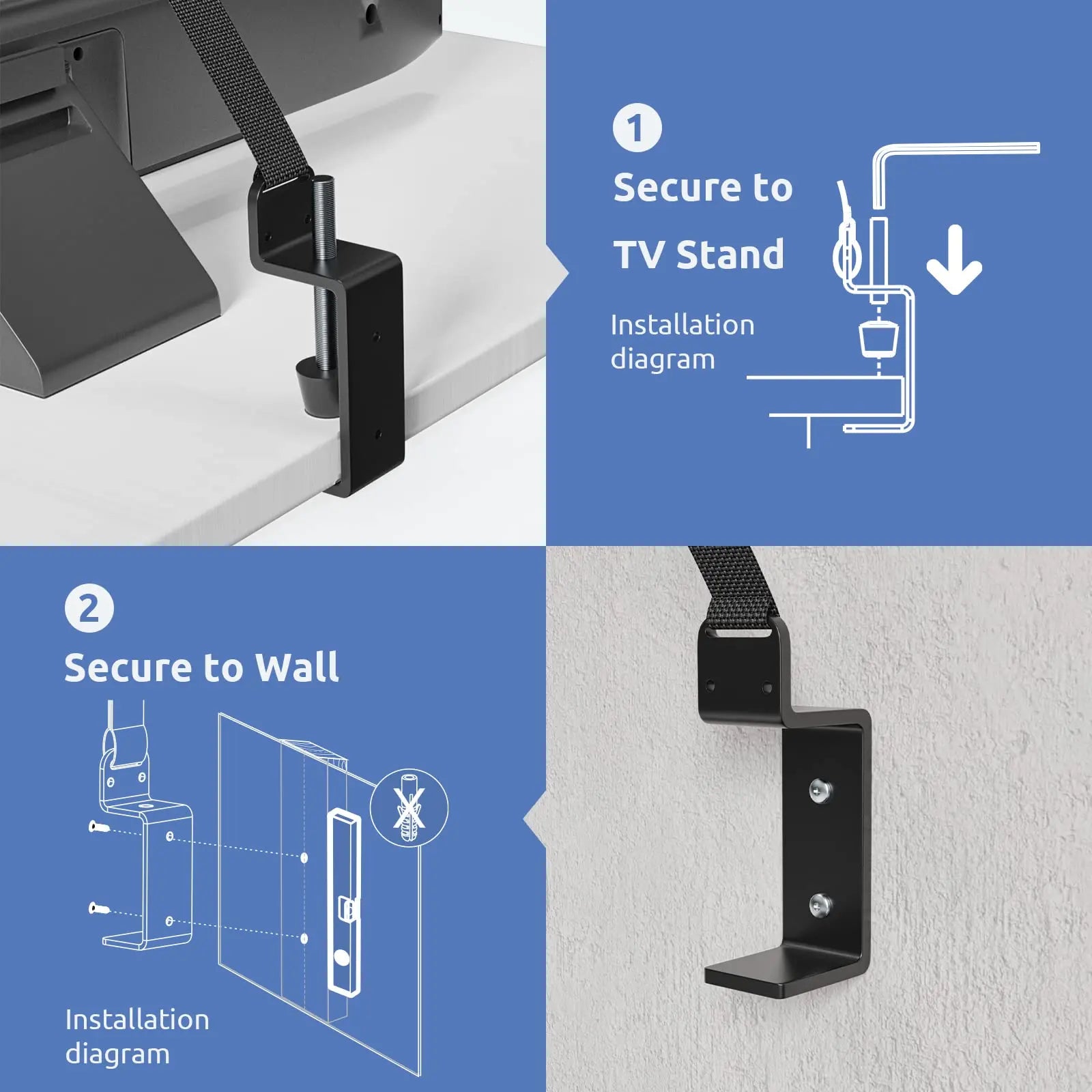 PUTORSEN TV Safety Strap