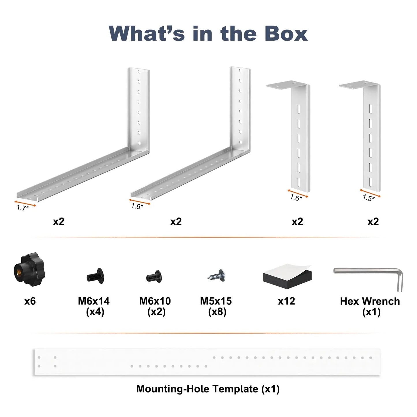 PUTORSEN Under Desk PC Mount for Mid/Mini-Tower Cases - Vertical/Horizontal CPU Holder up to 77 lbs (White) PUTORSEN