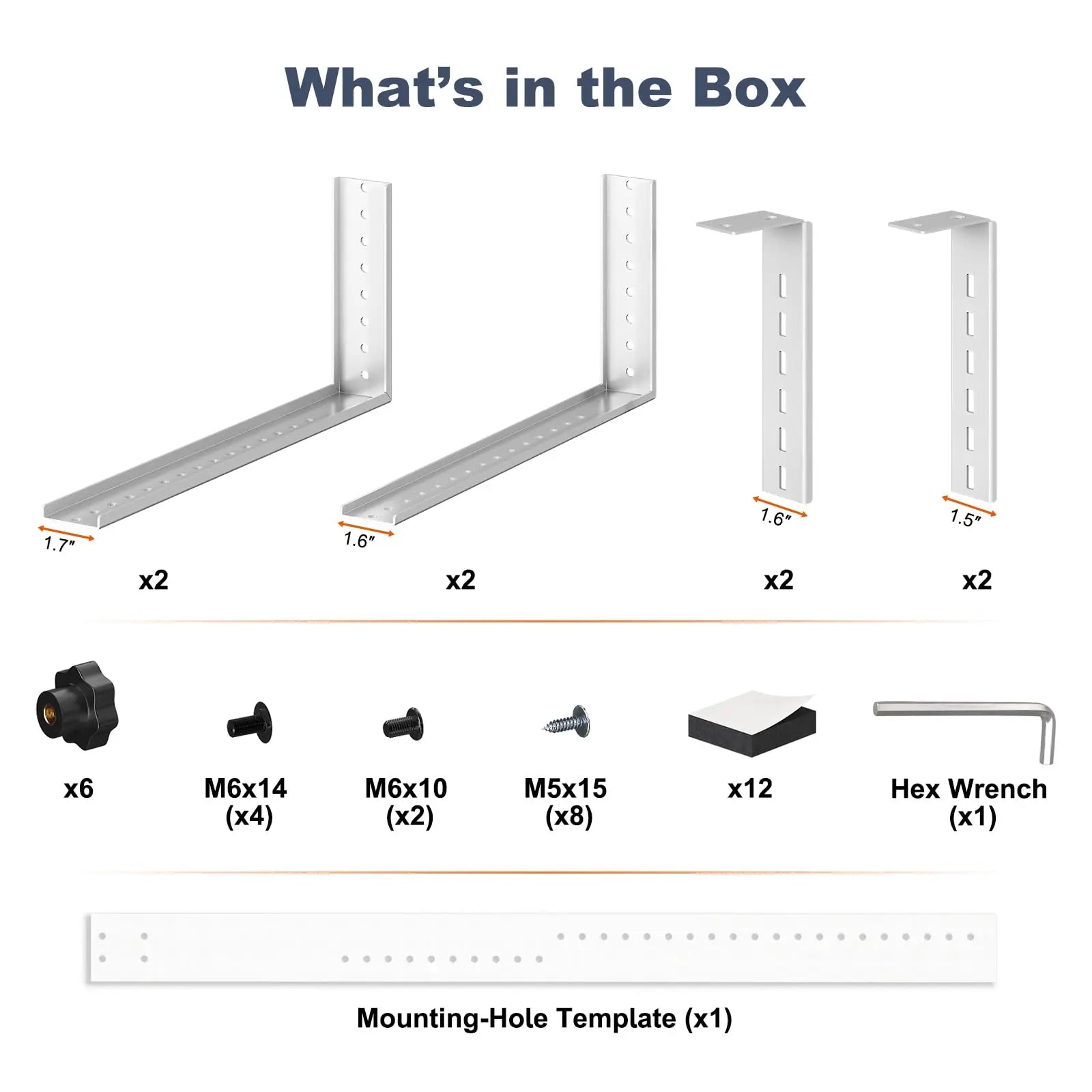 PUTORSEN Under Desk PC Mount for Mid/Mini-Tower Cases - Vertical/Horizontal CPU Holder up to 77 lbs (White) PUTORSEN