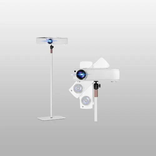 PUTORSEN Universal Projector Stand – Height Adjustable Floor Stand with 360° Rotating Ball Head & 1/4" Screw PUTORSEN