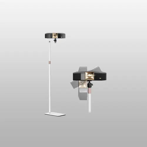 PUTORSEN Universal Projector Stand – Height Adjustable & 360° Rotatable Mount with 1/4" Screw, Compatible with Projectors, Cameras, Webcams for Home, Office, and Outdoor Use PUTORSEN