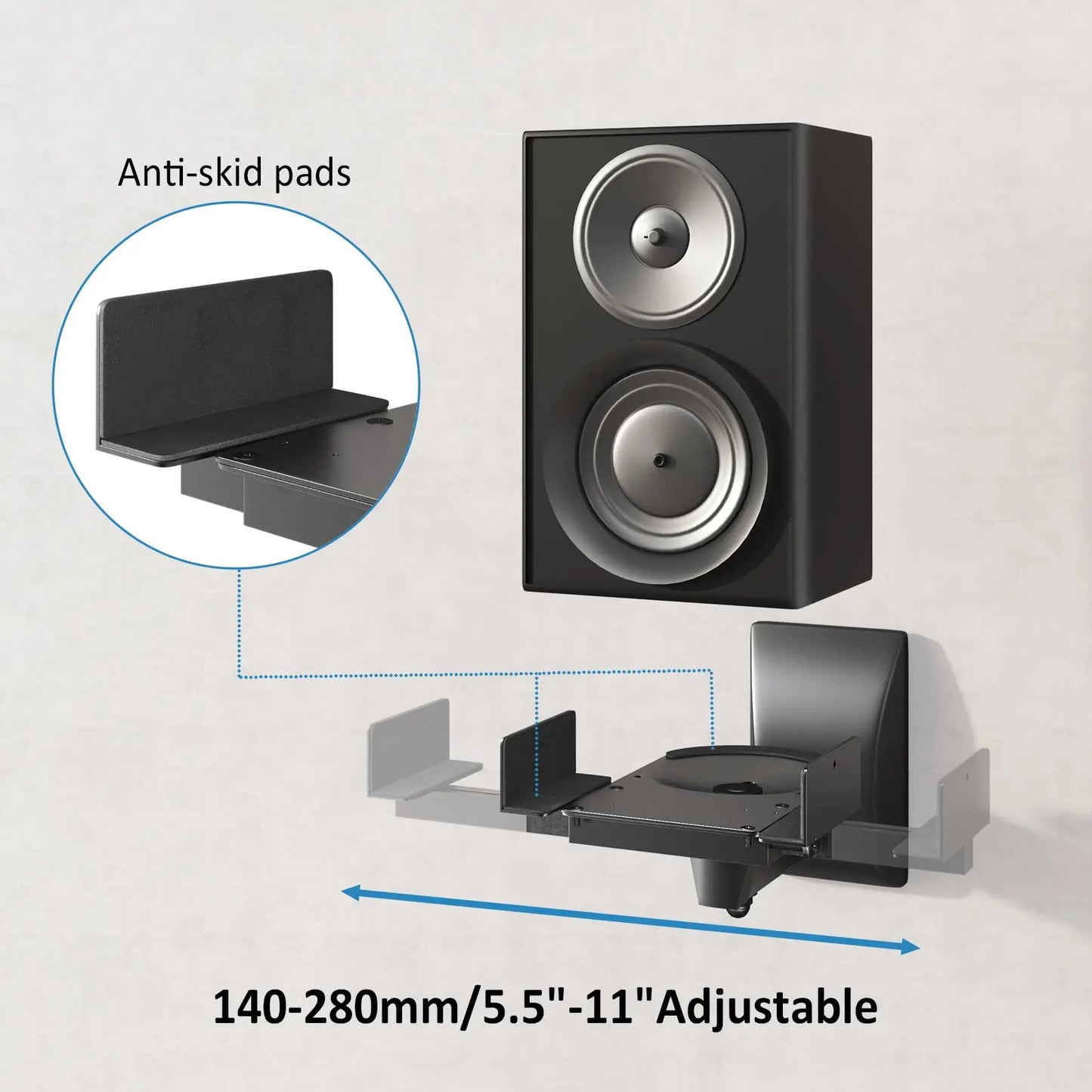 PUTORSEN loudspeaker wall bracket PUTORSEN