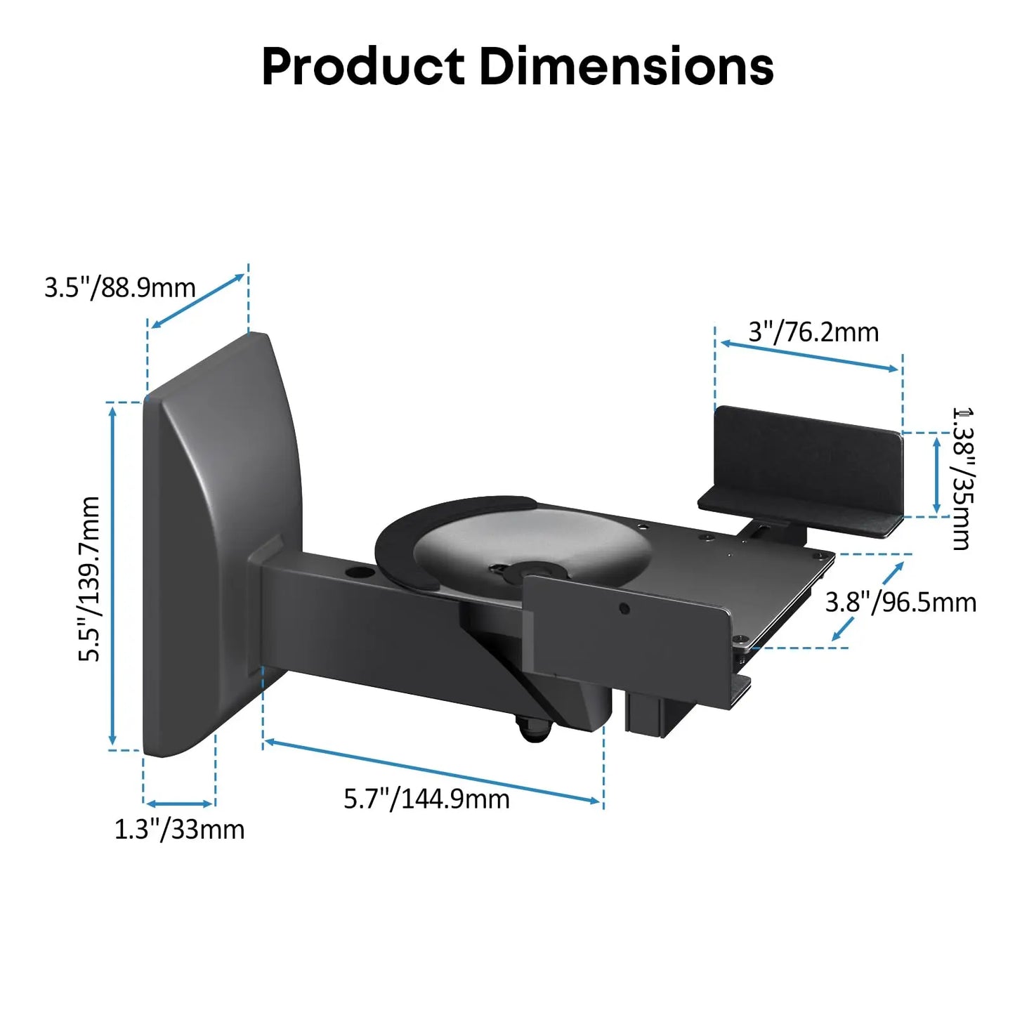 PUTORSEN loudspeaker wall bracket PUTORSEN