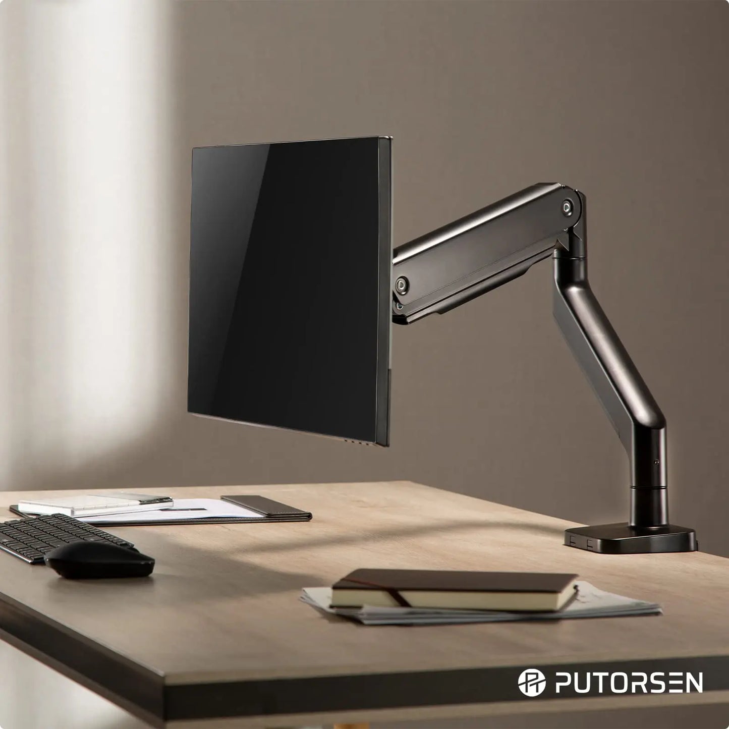 PUTORSEN monitor mount 1 monitor for 17-45 inch flat curved screen PUTORSEN