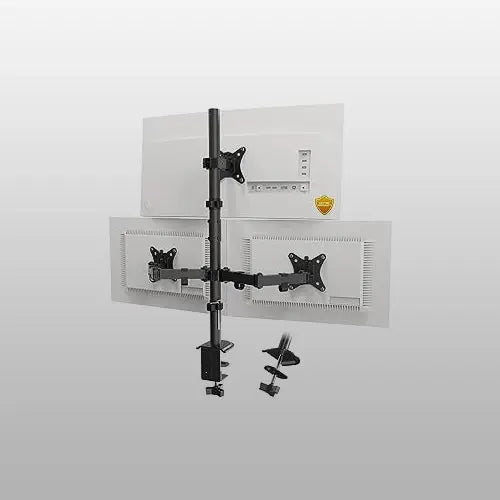 Triple Monitor Arm for  3 Monitors 17-32 Inch Screens PUTORSEN