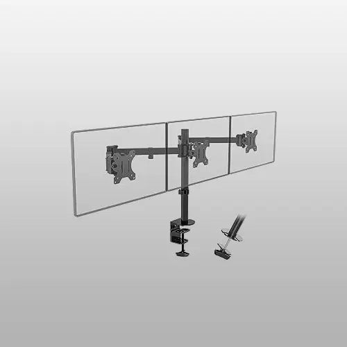 Triple Monitor Mount for 13-27 LCD LED Screens PUTORSEN